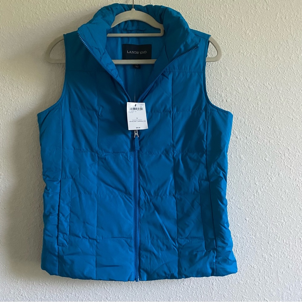 Land's End vest puffer quilted Nwt$49 - Picture 1 of 11